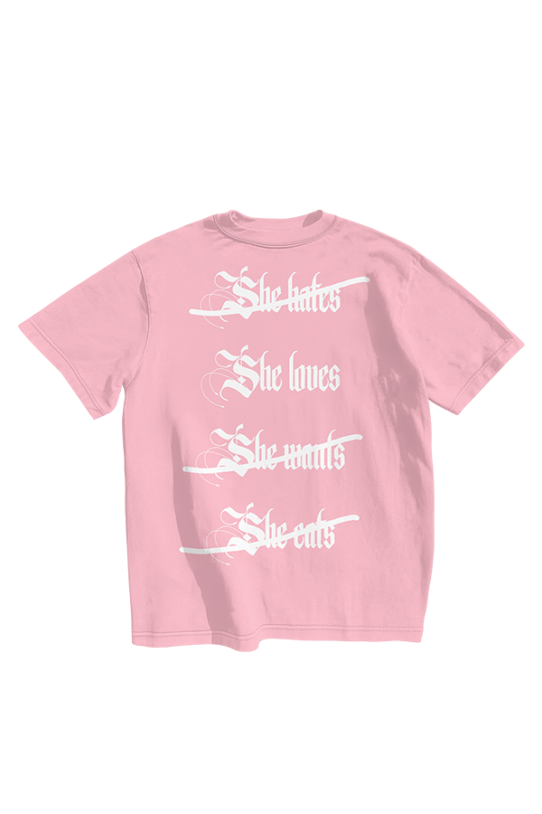 Tee Pink Flower